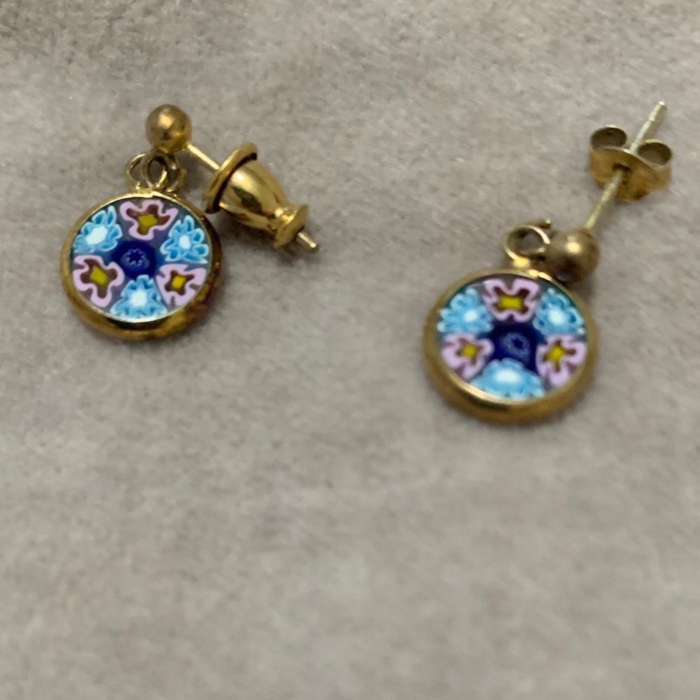 Murano glassVibrant Earrings